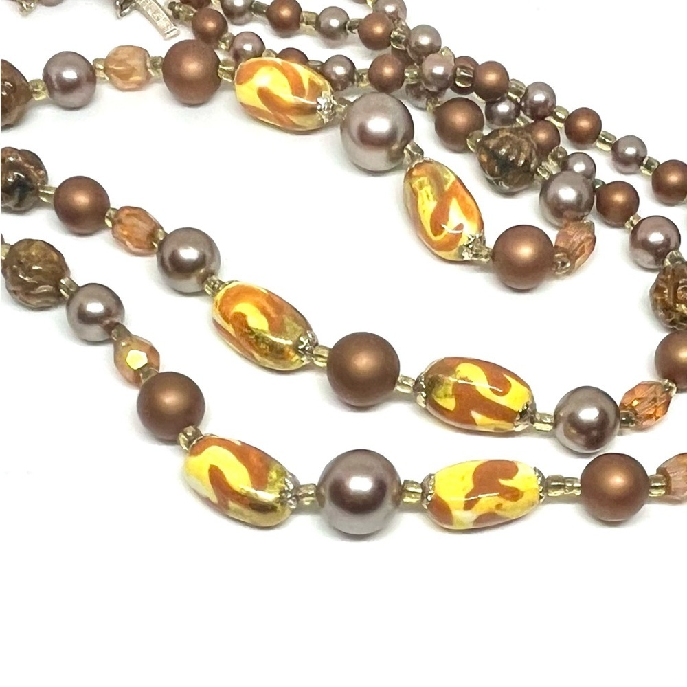 Vintage Japan Necklace & Earrings Set - Picture 2 of 3